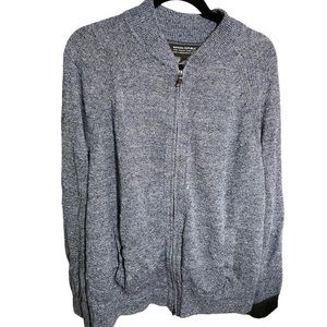 Mens large zip up sweater- fits almost like an XL. Only used a handful of times.